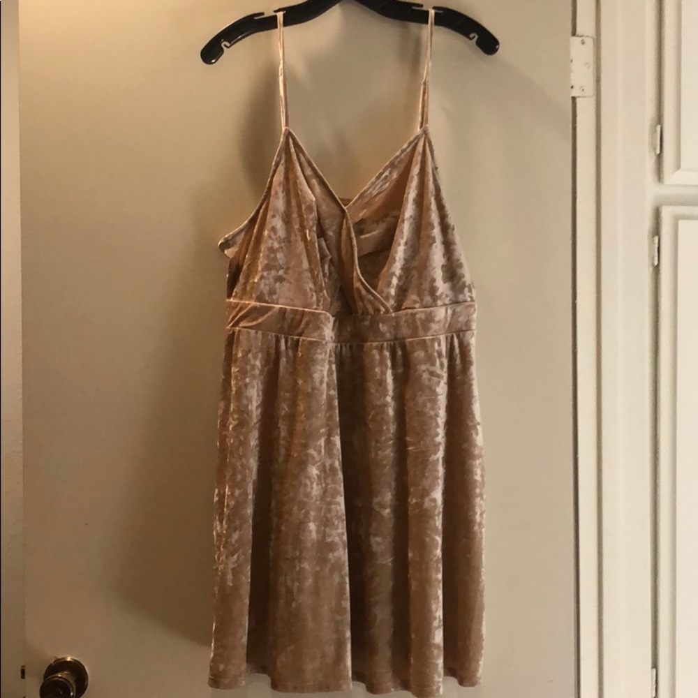Cute velvet party dress